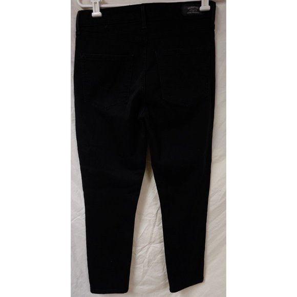 Signature Levis Strauss Womens Teens 8 Black High Rise Skinny Ankle Jeans 29x27 - Picture 4 of 10